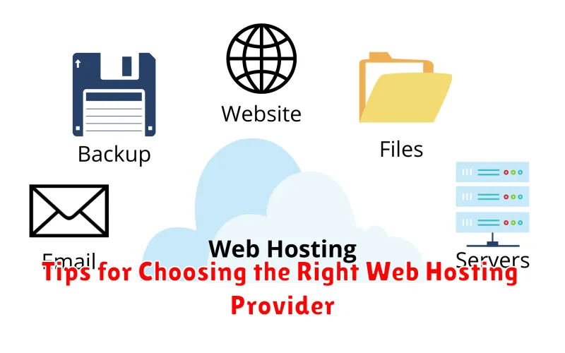 Tips for Choosing the Right Web Hosting Provider